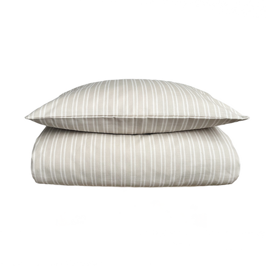 Pine Cone baby sengetøj – Beige Stripe