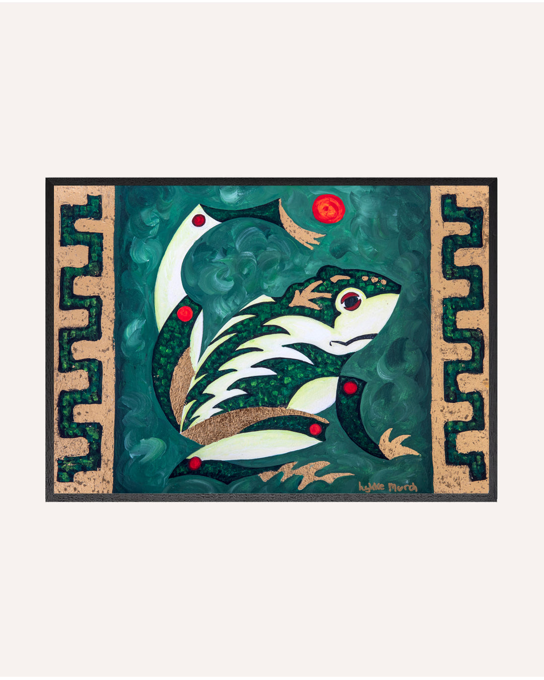 Lykke Mørch - Boldfrøen - 29,7x42 cm (A3)