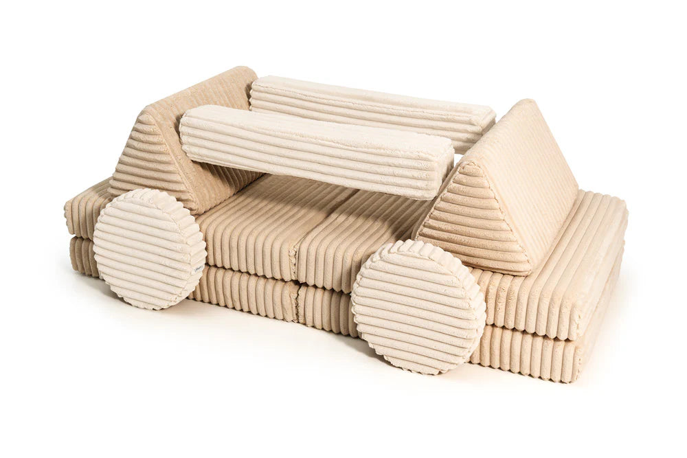 Shappy legesofa 160 cm – Pure Corduroy Waffle – Brown Sugar