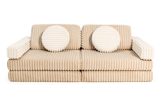 Shappy legesofa 160 cm – Pure Corduroy Waffle – Brown Sugar