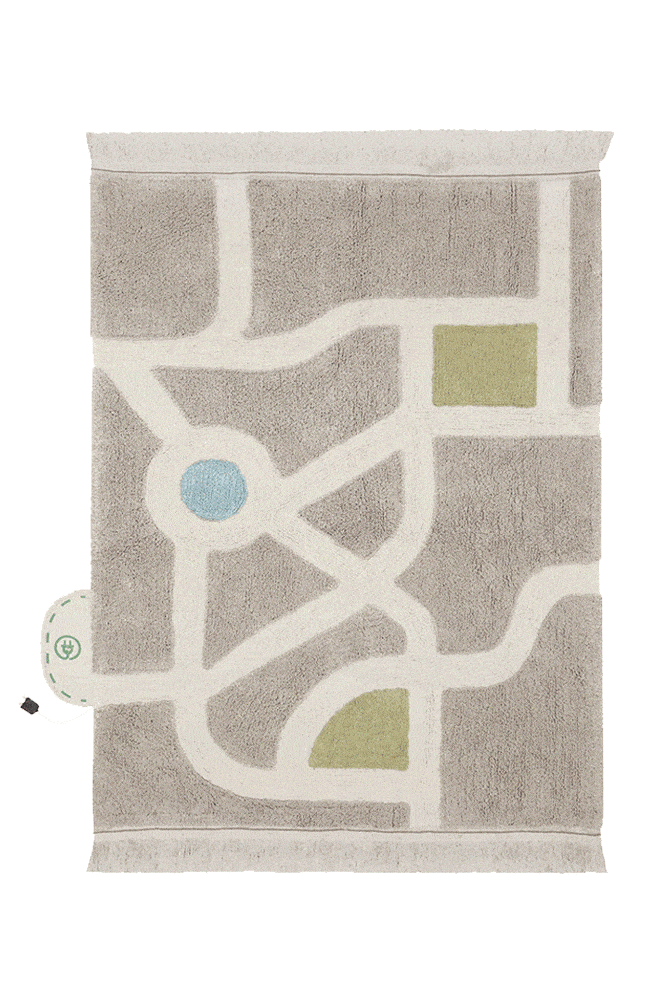 Lorena Canals vaskbart legetæppe Ecocity 200 x 300 cm – grå