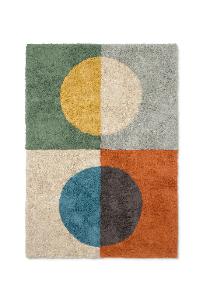 Lorena Canals vaskbart tæppe – illusion lens 140 x 200 cm