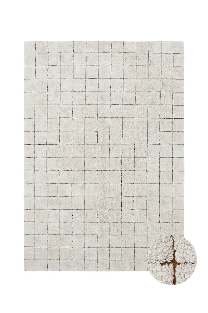 Lorena Canals vaskbart gulvtæppe Mosaic 140 x 200 cm
