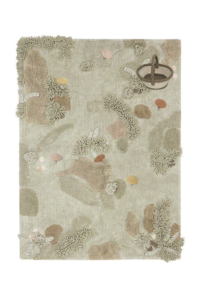 Lorena Canals vaskbart legetæppe Mushroom Forest 120 x 160 cm