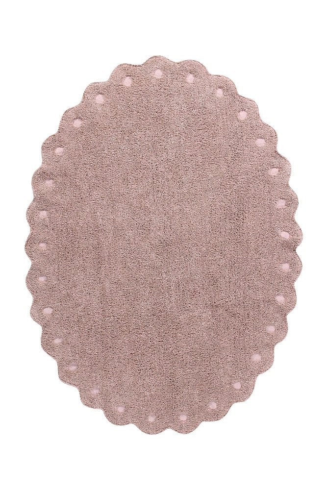 Lorena Canals vaskbart gulvtæppe – Pine Cone Vintage Nude 130x180 cm
