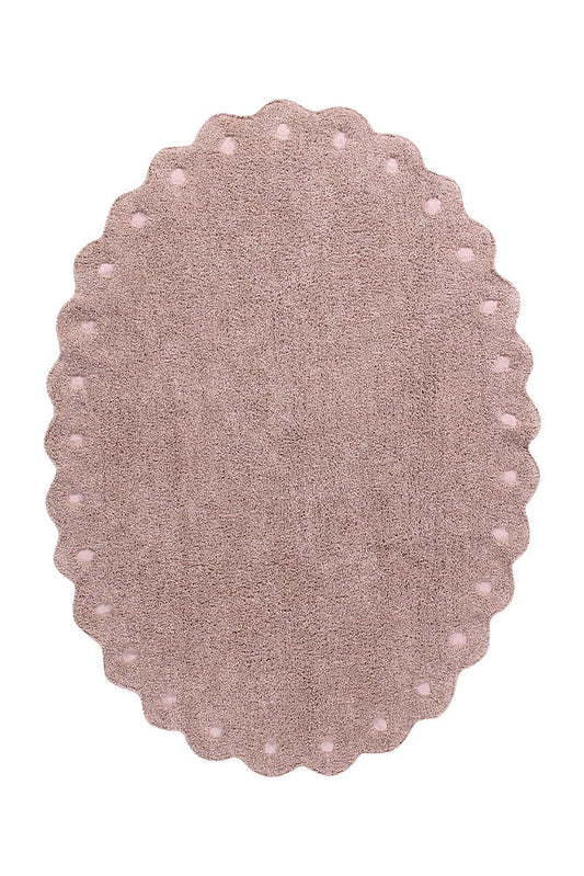 Lorena Canals vaskbart gulvtæppe – Pine Cone Vintage Nude 130x180 cm
