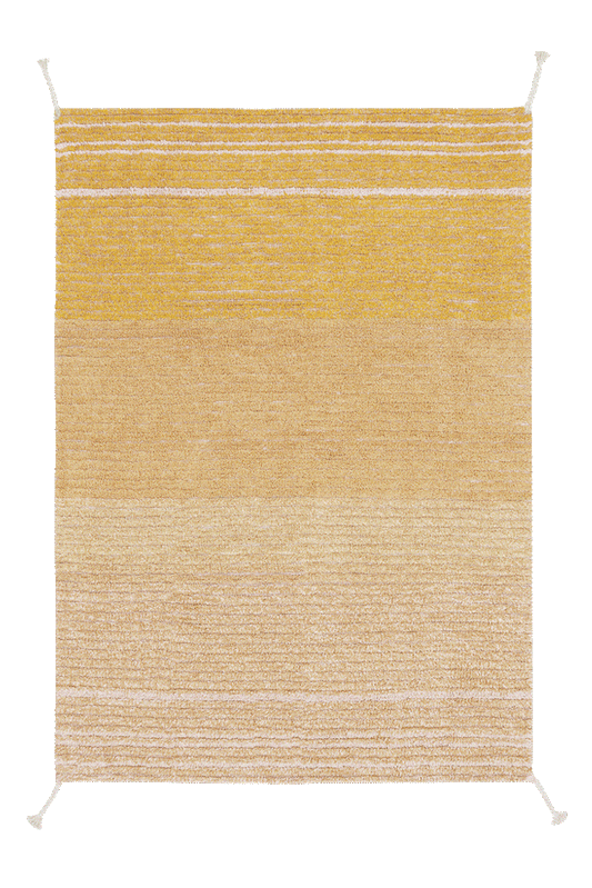 Lorena Canals vendbart vaskbart gulvtæppe – Twin Amber 80x140 cm