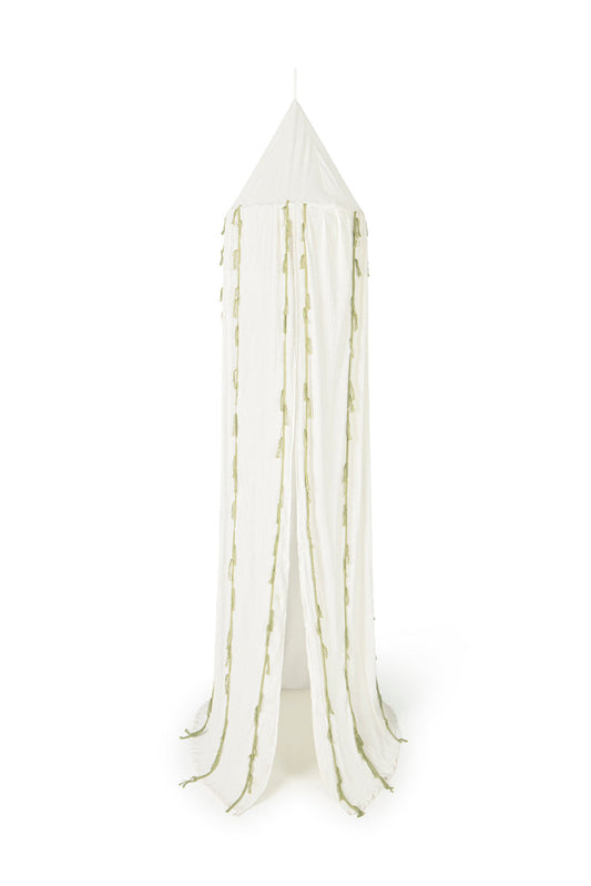 Lorena Canals sengehimmel – Canopy Crepe Swan Ivory
