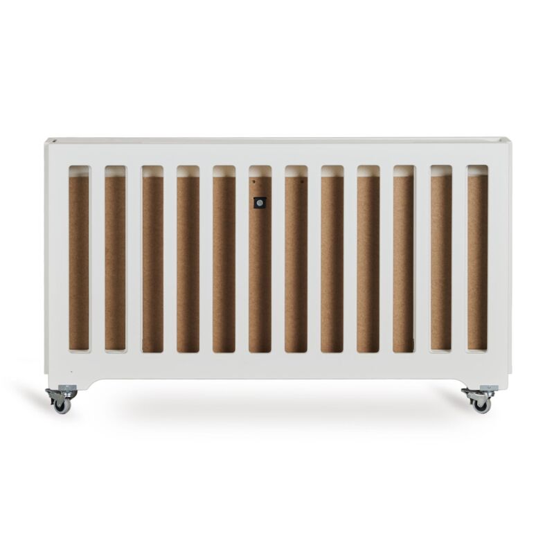 Quax NIDO foldbar tremmeseng 120x60 cm – hvid – inkl. madras