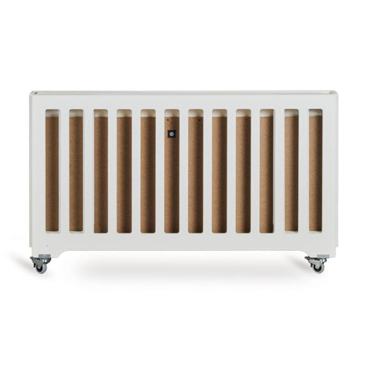 Quax NIDO foldbar tremmeseng 120x60 cm – hvid – inkl. madras