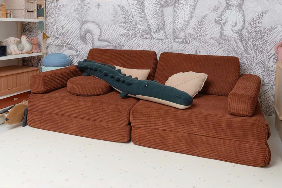 Shappy legesofa 160 cm - Pure Corduroy - Cinnamon