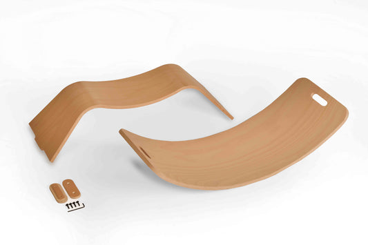 Curve Lab – Rocking Stool – Gyngestols-tilbehør til Perfect Arc balancebræt – Natur