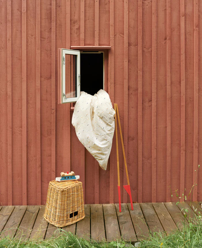 Dear April Juno junior sengetøj – Pond Boats 100x140 / 40x45 cm