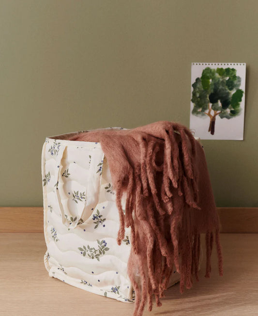 Dear April Ami opbevaringskurv – Blueberries 25x25x30 cm