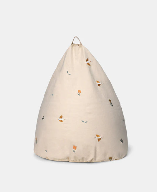 Dear April Bay sækkestol – Songbirds 85 x Ø70 cm