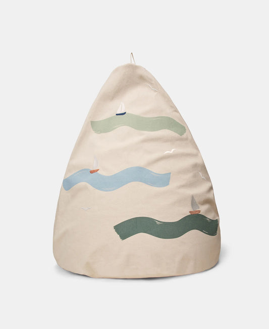 Dear April Bay sækkestol – Big Waves 85 x Ø70 cm