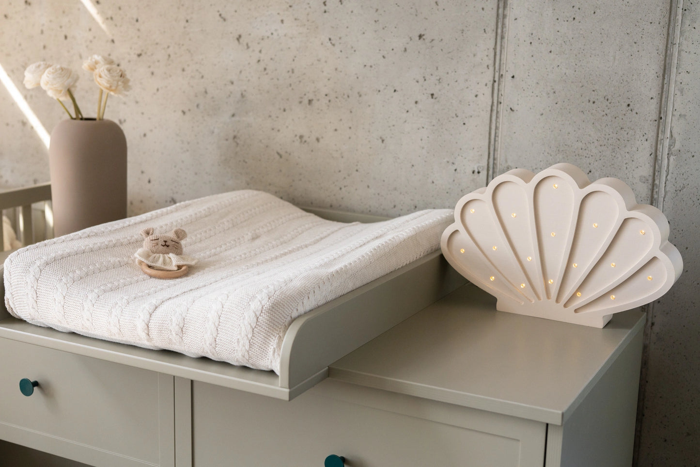 Wood Luck Design - Vintage - pusletop til kommode – eucalyptus