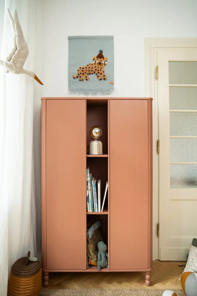 Wood Luck Design - Dot - opbevaringsskab – sun-kissed terracotta
