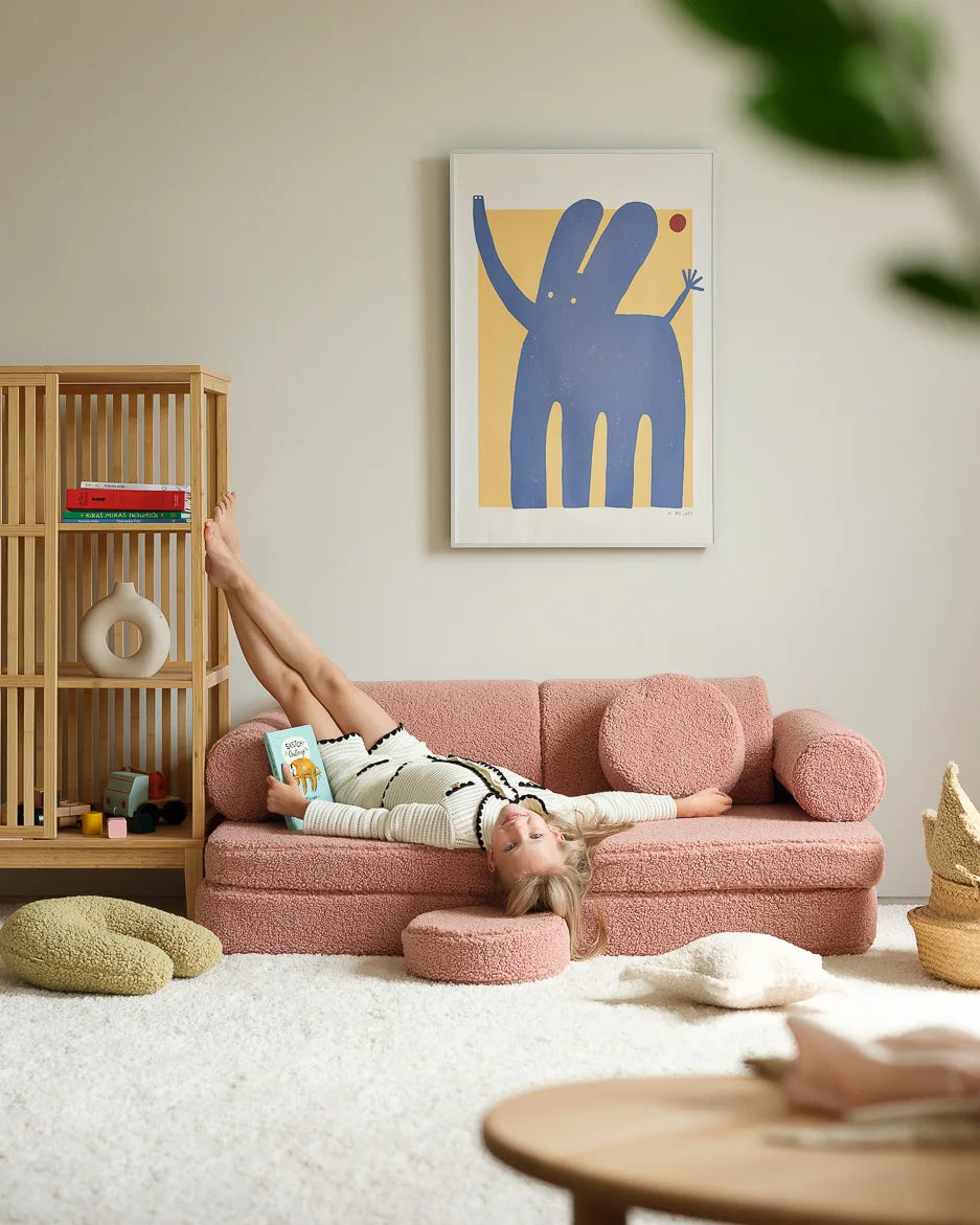 Wigiwama Legesofa Settee – Guava Pink