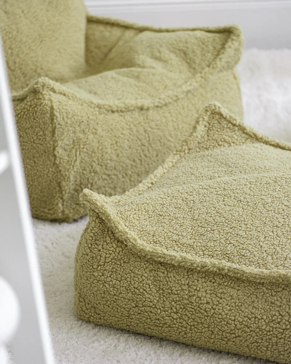 Wigiwama sækkestol i teddy – Matcha