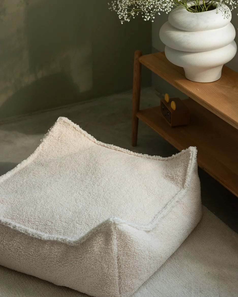Wigiwama firkantet puf – Cream White