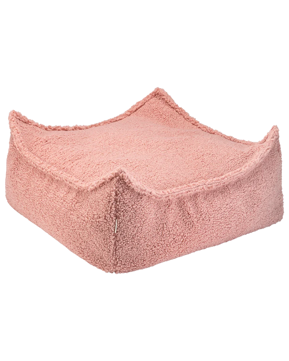 Wigiwama firkantet puf – Guava Pink
