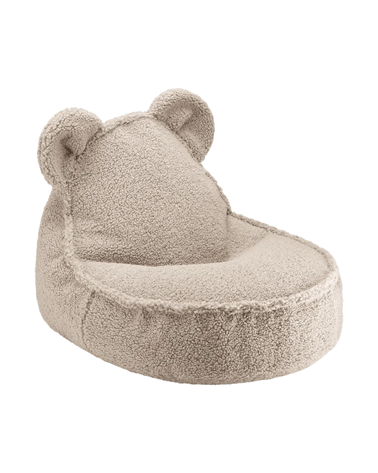 Wigiwama Bear sækkestol i teddy – Biscuit