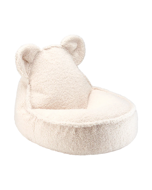 Wigiwama Bear sækkestol i teddy – Cream White