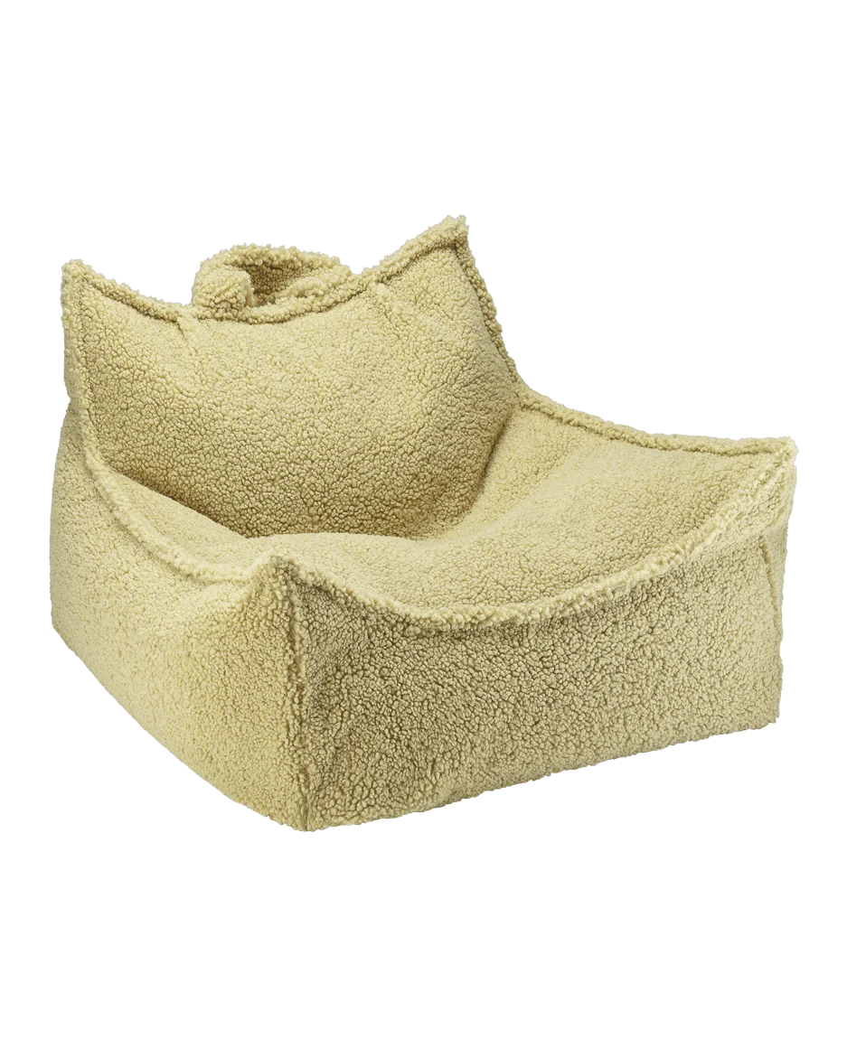 Wigiwama sækkestol i teddy – Matcha