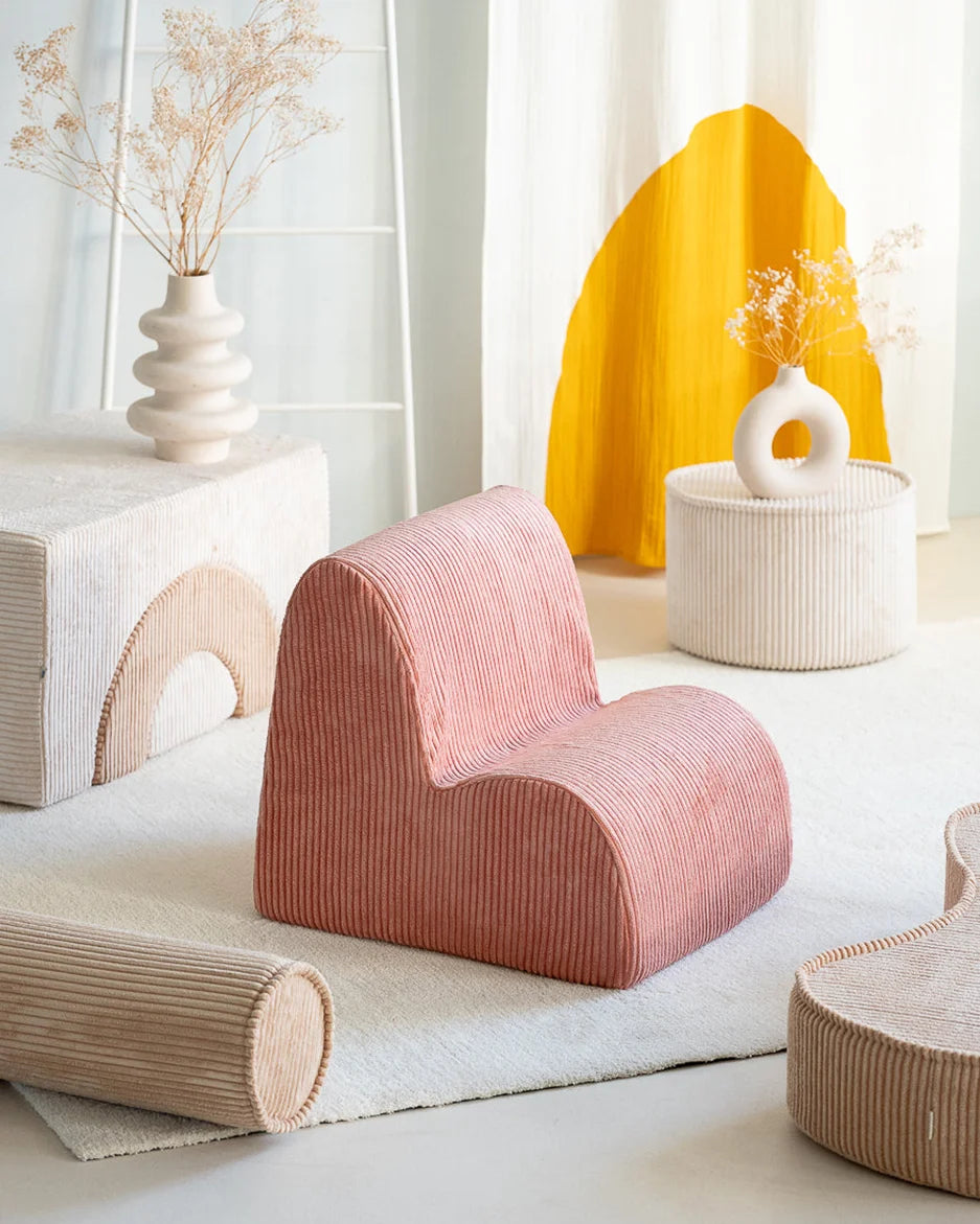 Wigiwama Cloud lænestol til børn – Pink Mousse