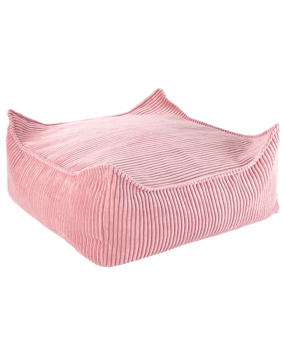 Wigiwama firkantet puf – Pink Mousse
