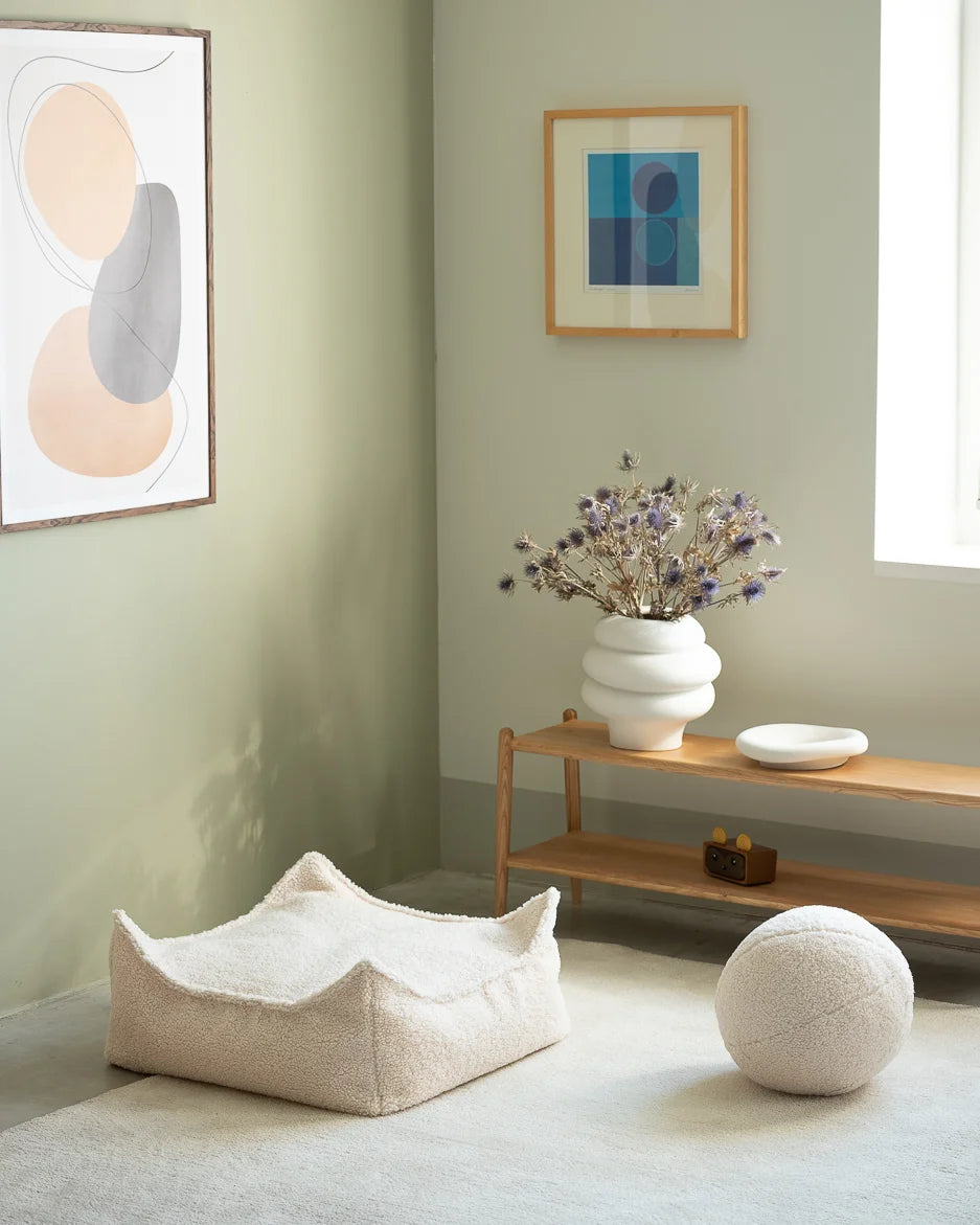 Wigiwama firkantet puf – Cream White