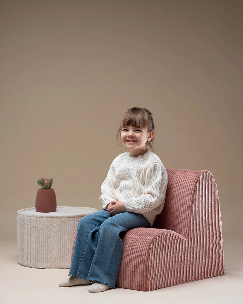 Wigiwama Cloud lænestol til børn – Pink Mousse