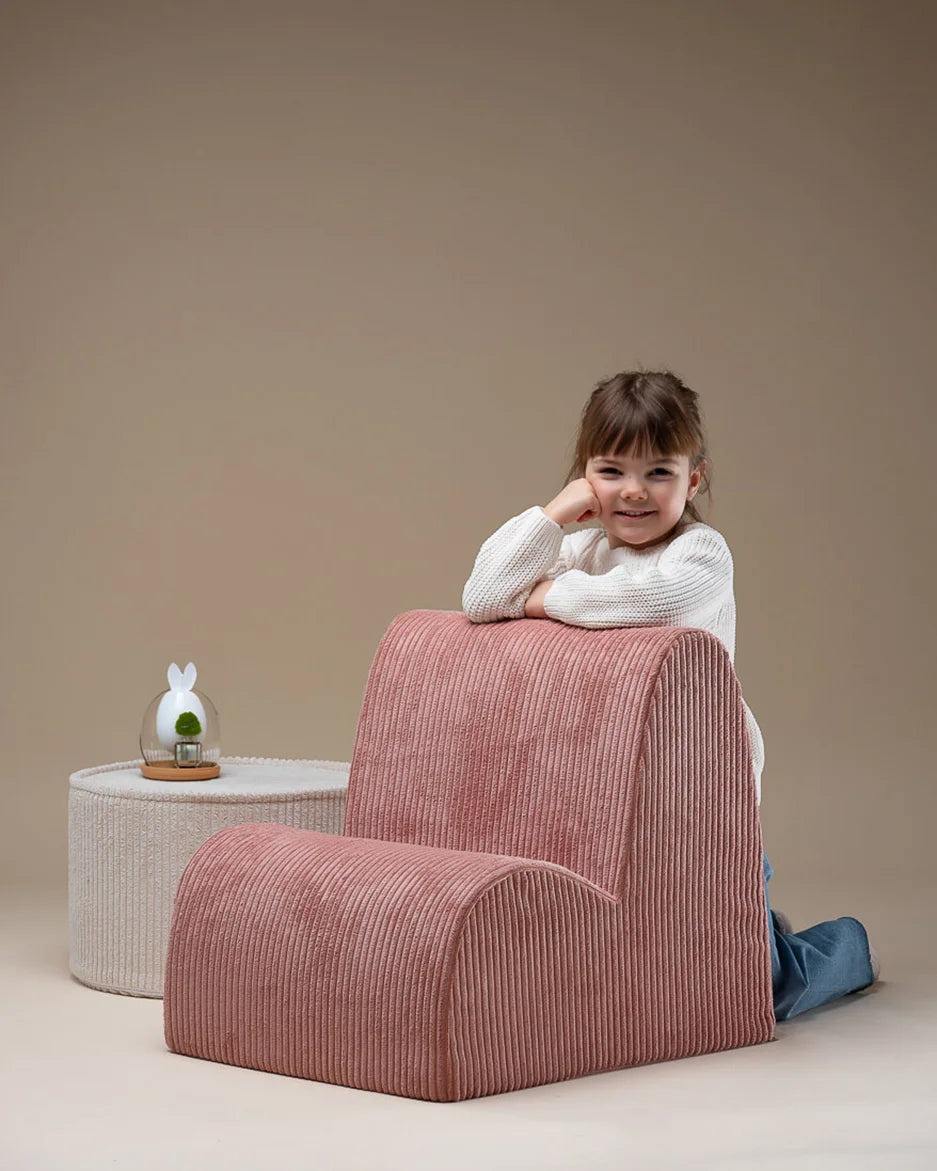 Wigiwama Cloud lænestol til børn – Pink Mousse