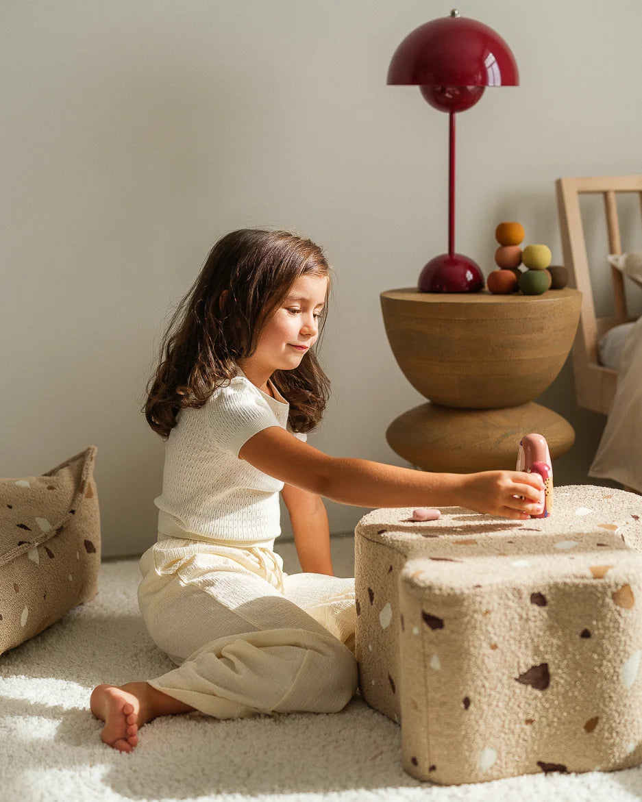Wigiwama Cloud puf – Terrazzo Sand