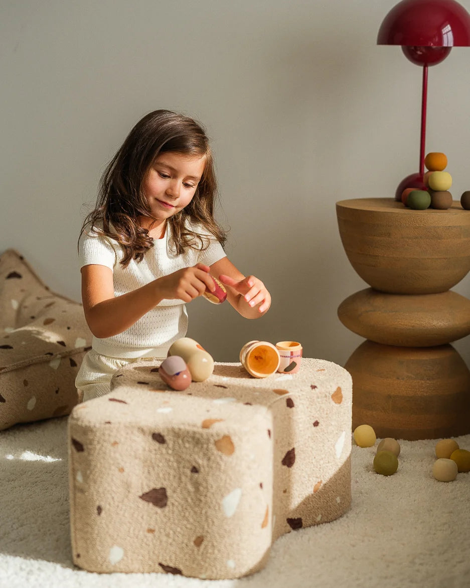 Wigiwama Cloud puf – Terrazzo Sand