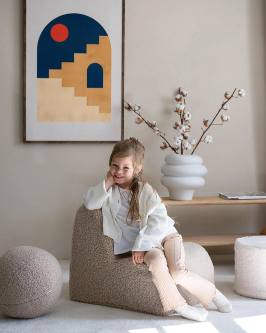 Wigiwama Cloud lænestol til børn – Biscuit