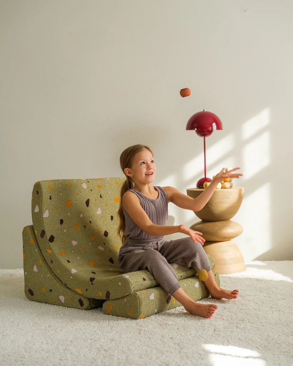 Wigiwama Moon Lænestol – Terrazzo Moss