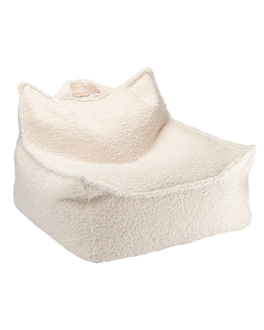 Wigiwama sækkestol i teddy – Cream White