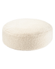 Wigiwama rund puf i teddy – Cream White