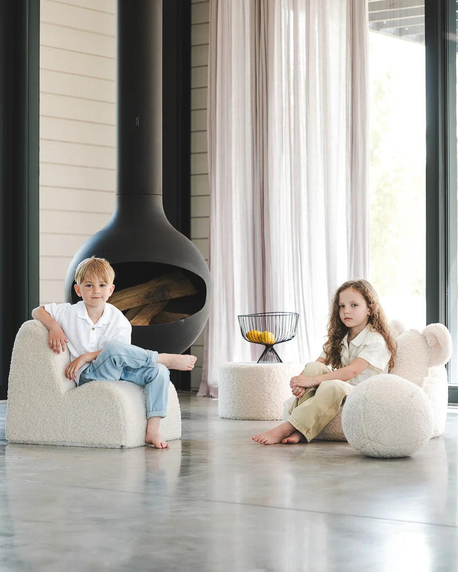 Wigiwama Cloud lænestol til børn – Cream White