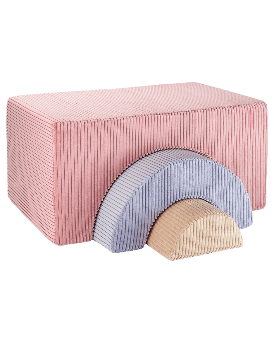 Wigiwama Rainbow Tumlesæt - Pink Mousse