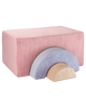 Wigiwama Rainbow Tumlesæt - Pink Mousse