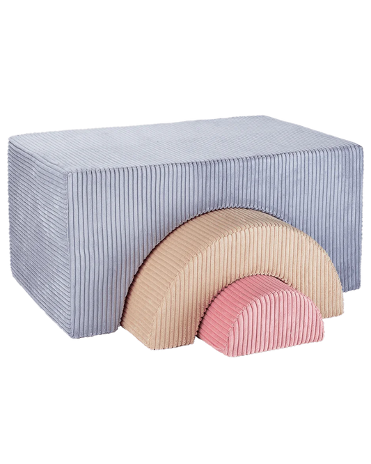 Wigiwama Rainbow Tumlesæt - Blueberry Blue