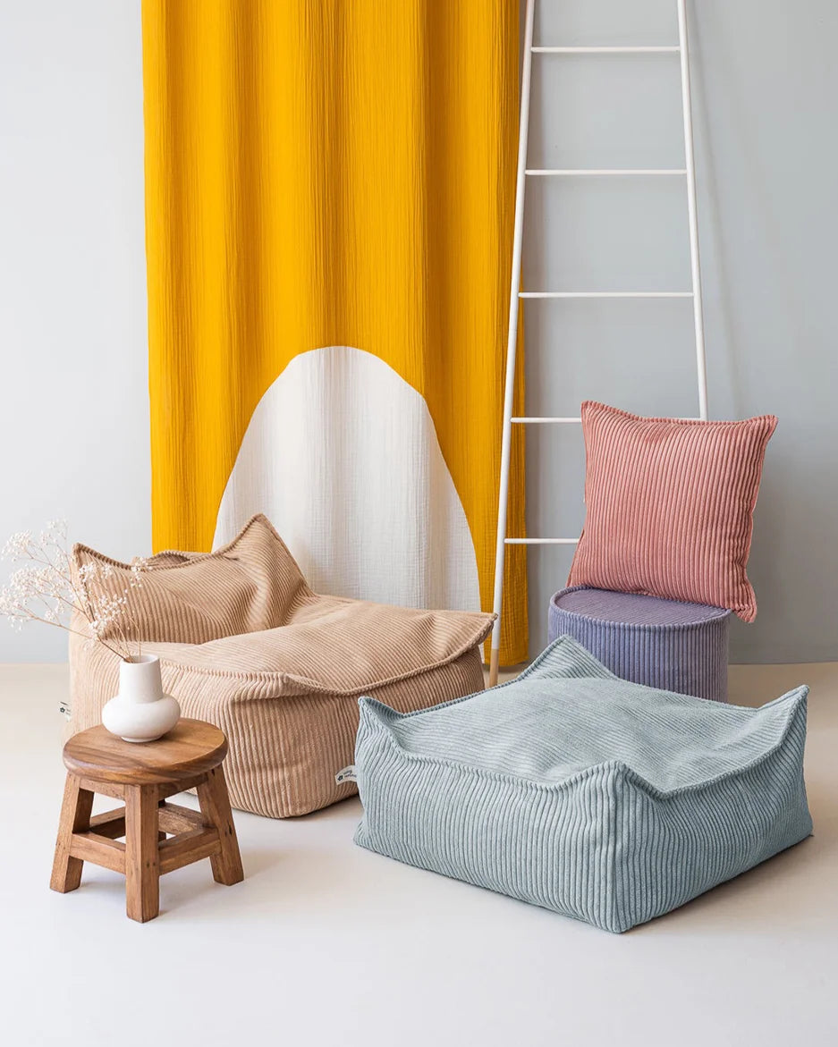Wigiwama firkantet puf – Peppermint Green