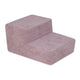 Plush Nest skumtrappe til boldbassin – premium chenille – Rosa