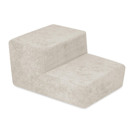 Plush Nest skumtrappe til boldbassin – premium chenille – Beige