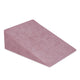 Plush Nest skumtrekant til boldbassin – premium chenille – Rosa
