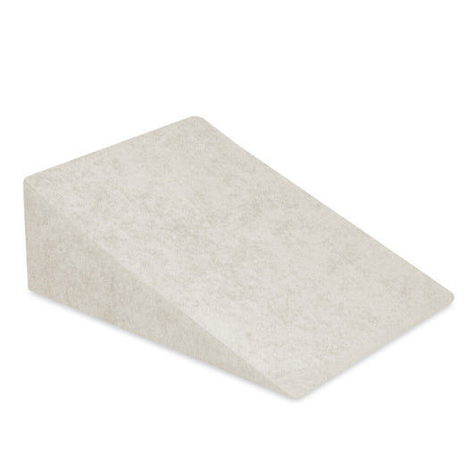Plush Nest skumtrekant til boldbassin – premium chenille – Beige