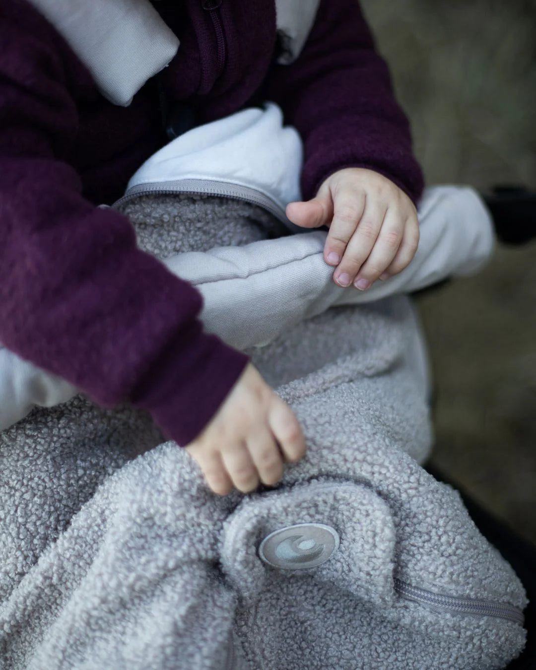 Easygrow Lyng Mini Teddy kørepose – Sand